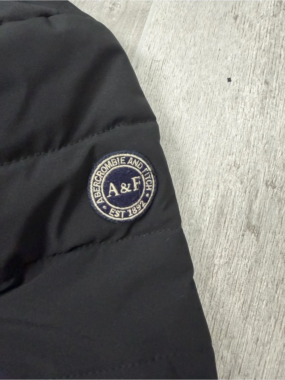 Abercrombie & Fitch women's puffer parka long hooded puffer jacket size XS
